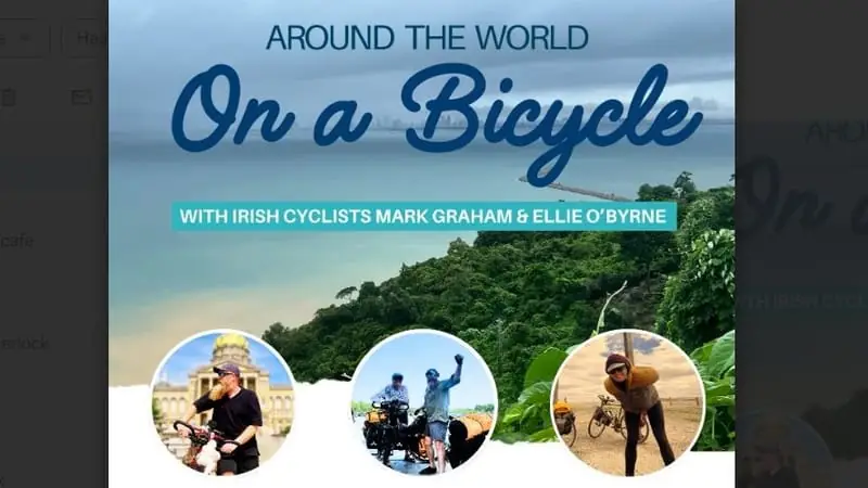 Around the World on a Bicycle at The Battery Cafe
