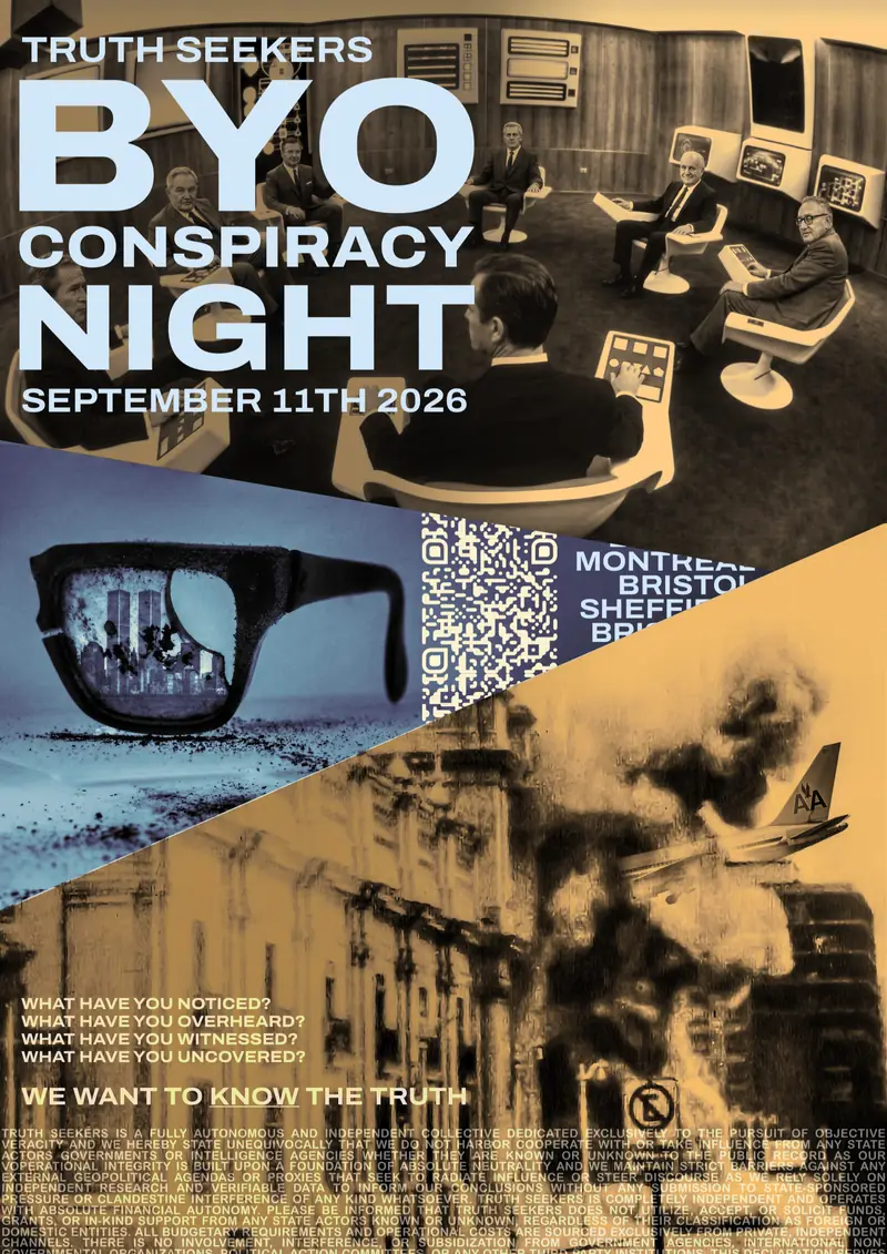 Bring Your Own Conspiracy Theory: The Truth Seekers Ball 2026 at P'tit Ours