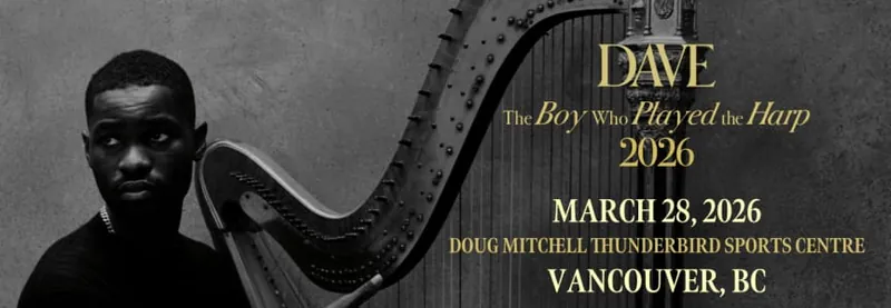 Dave: The Boy Who Played the Harp Tour 2026