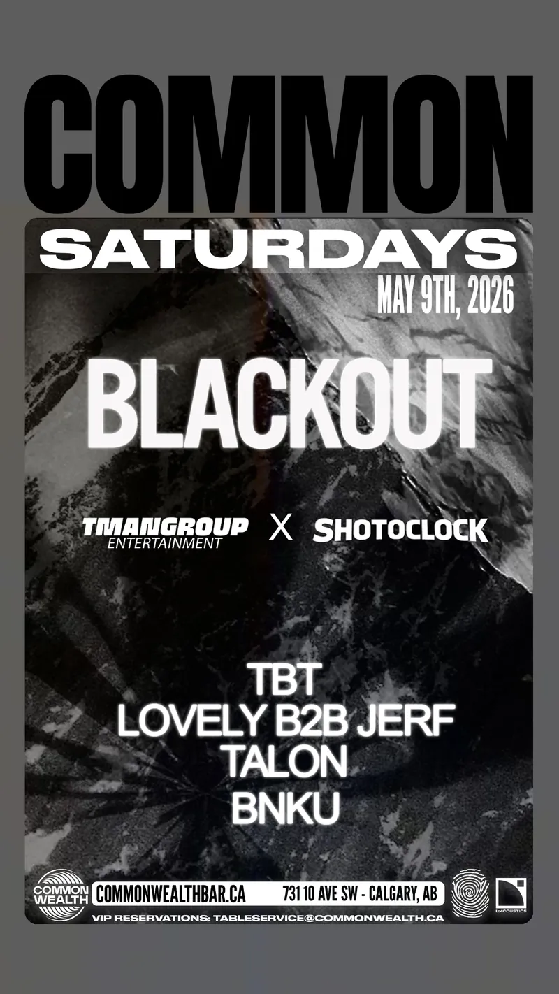 Blackout (Pres. By Shot O Clock X Tmangroup X Common Saturdays)