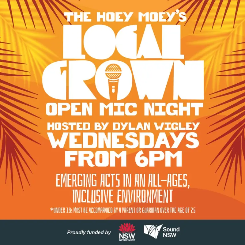 Local Grown Open Mic Night! à The Hoey Moey