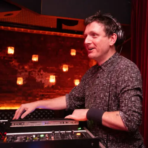 DJ Gilbert at Old Street Records