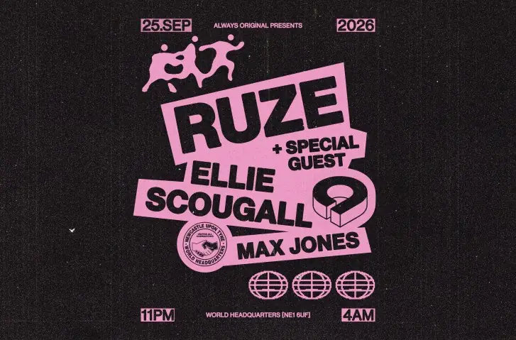 Always Original presents RUZE, Ellie Scougall
