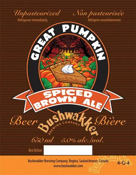 ANNUAL GREAT PUMPKIN SPICED BROWN ALE RELEASE en Bushwakker Brewpub