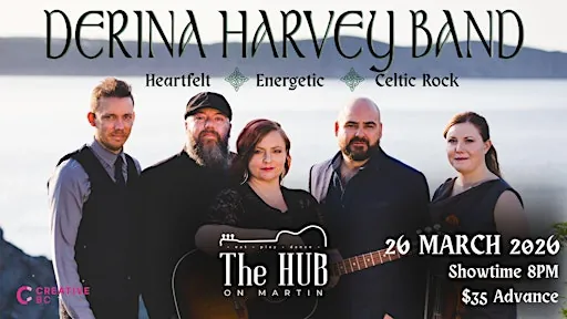 Live music @ The Hub On Martin featuring- Derina Harvey Band