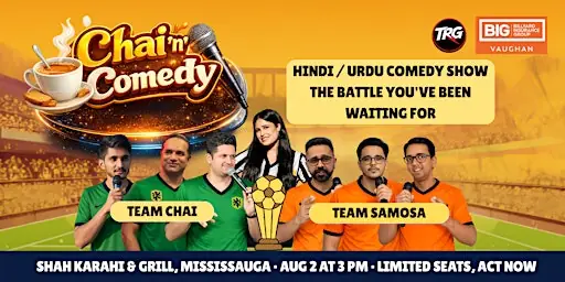 Chai 'n' Comedy at Shah Karahi & Grill