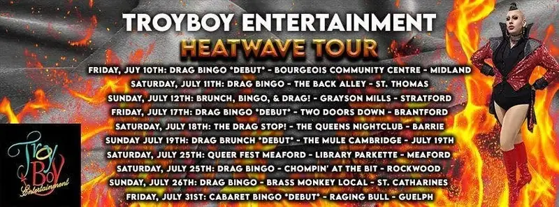 TROY BOY Drag event at The Queen's Hotel