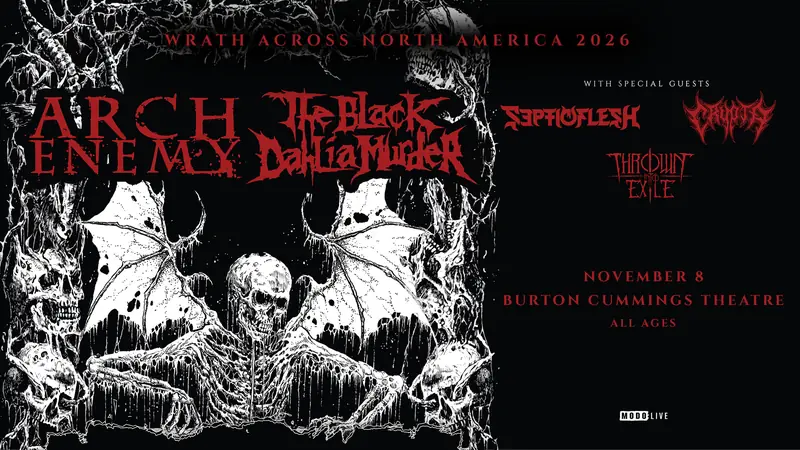 Arch Enemy & The Black Dahlia Murder en Burton Cummings Theatre