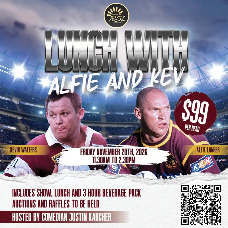 Alfie and Kev at Caloundra RSL