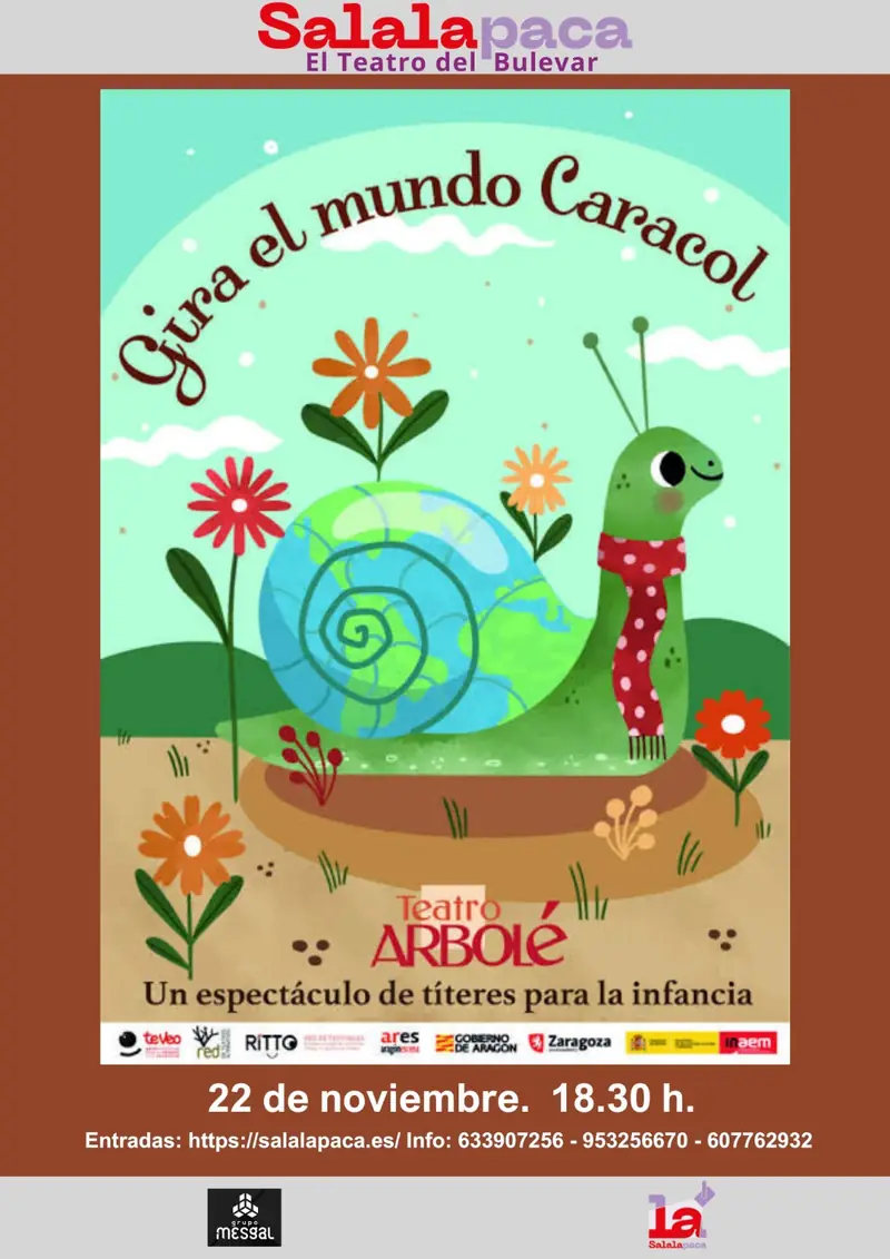 GIRA EL MUNDO CARACOL en Sala La Paca