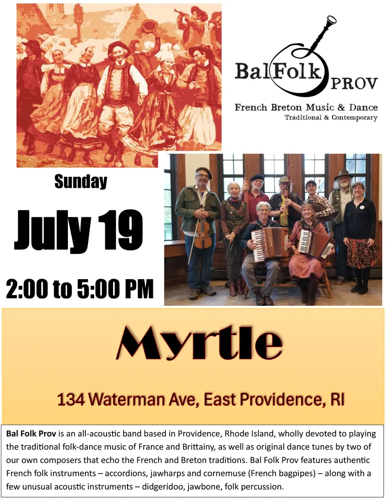 Bal Folk Prov - French Breton Music & Dance (Traditional & Contemporary)