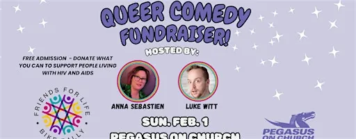 Friends of Roxy - A Queer Comedy Fundraiser! at Pegasus On Church