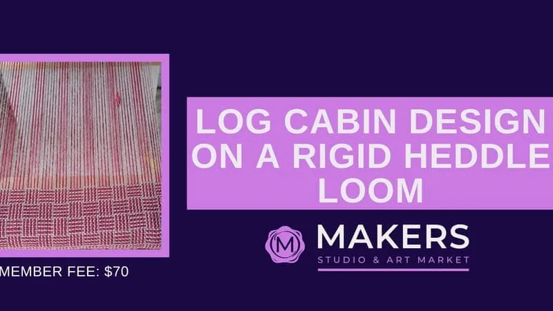 Learn the Log Cabin pattern on the Rigid Heddle Loom