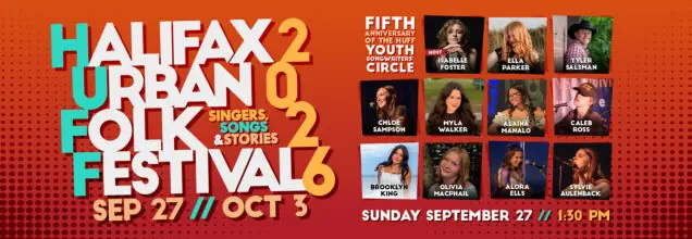 Halifax Urban Folk Festival Youth Songwriters' Circle at The Carleton