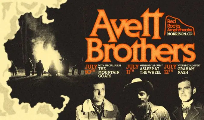The Avett Brothers 7/10 à Red Rocks Amphitheatre