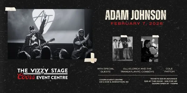 ADAM JOHNSON: THE GOOD OL' BOYS TOUR at Coors Event Centre