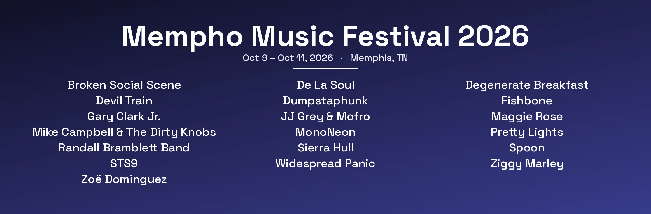 Mempho Music Festival 2026