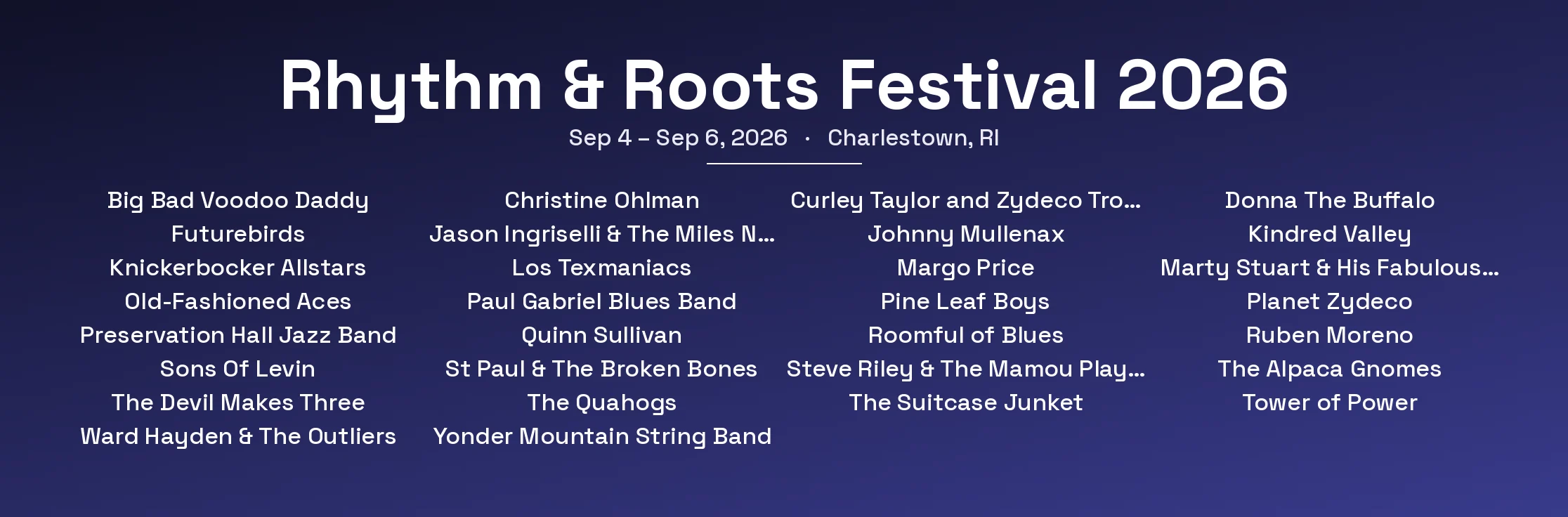 Rhythm & Roots Festival 2026