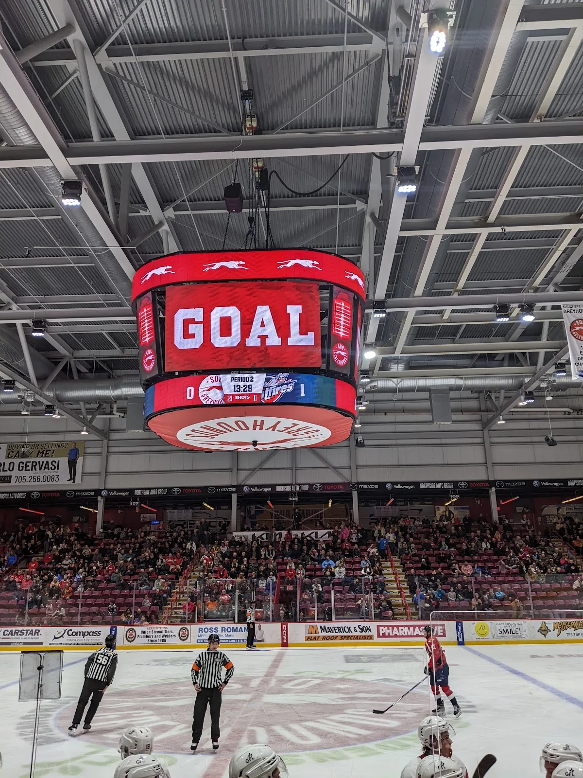 GFL Memorial Gardens in Sault Ste. Marie, ON