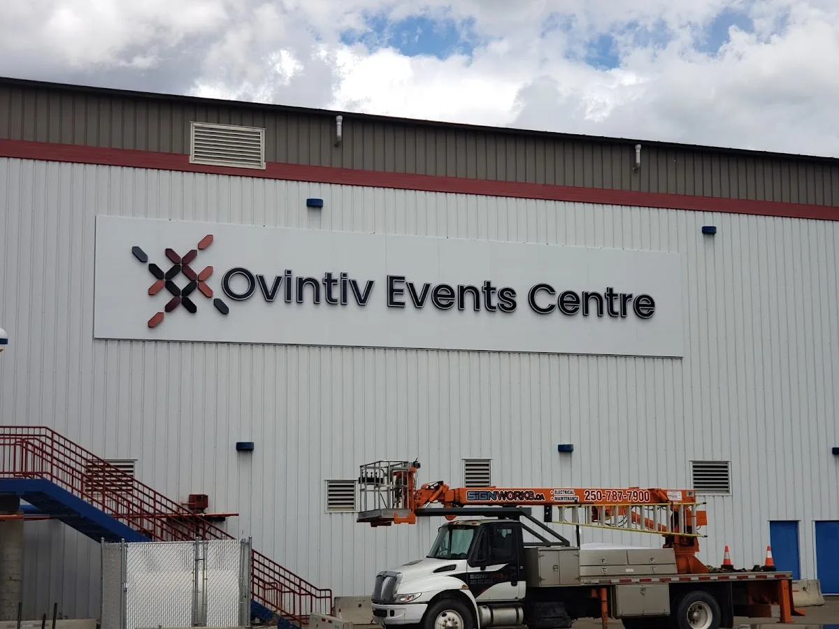Ovintiv Events Centre in Dawson Creek, BC