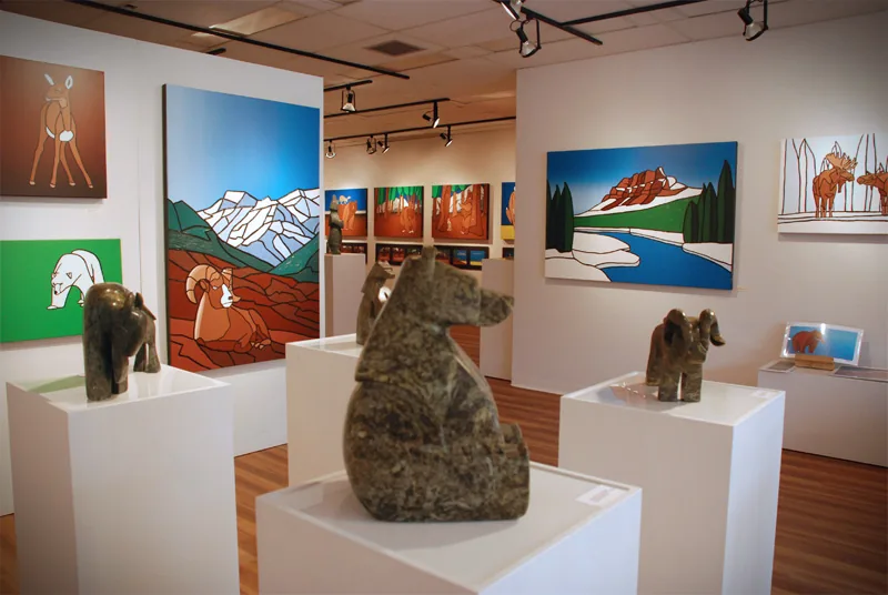 Carter-Ryan Gallery and Live Art Venue in Canmore, AB