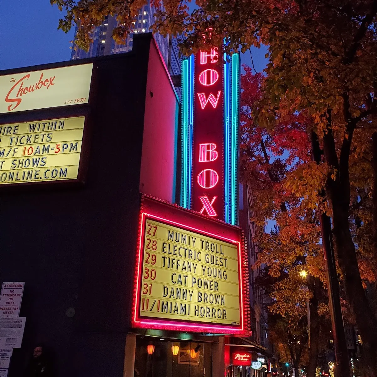 The Showbox in Seattle, WA