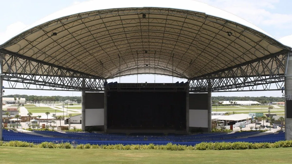 MIDFLORIDA Credit Union Amphitheatre at the FL State Fairgrounds in Tampa, FL