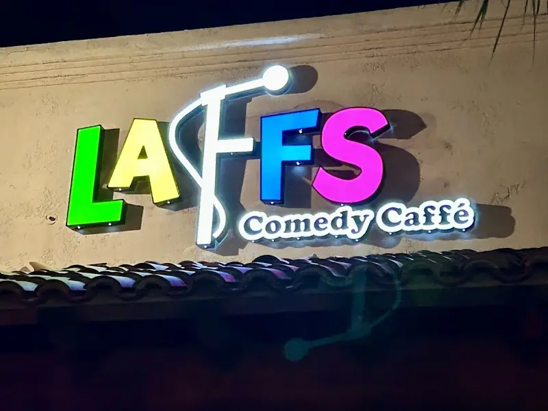 Peter Sers & Pauly Casillas at Laffs Comedy Caffe