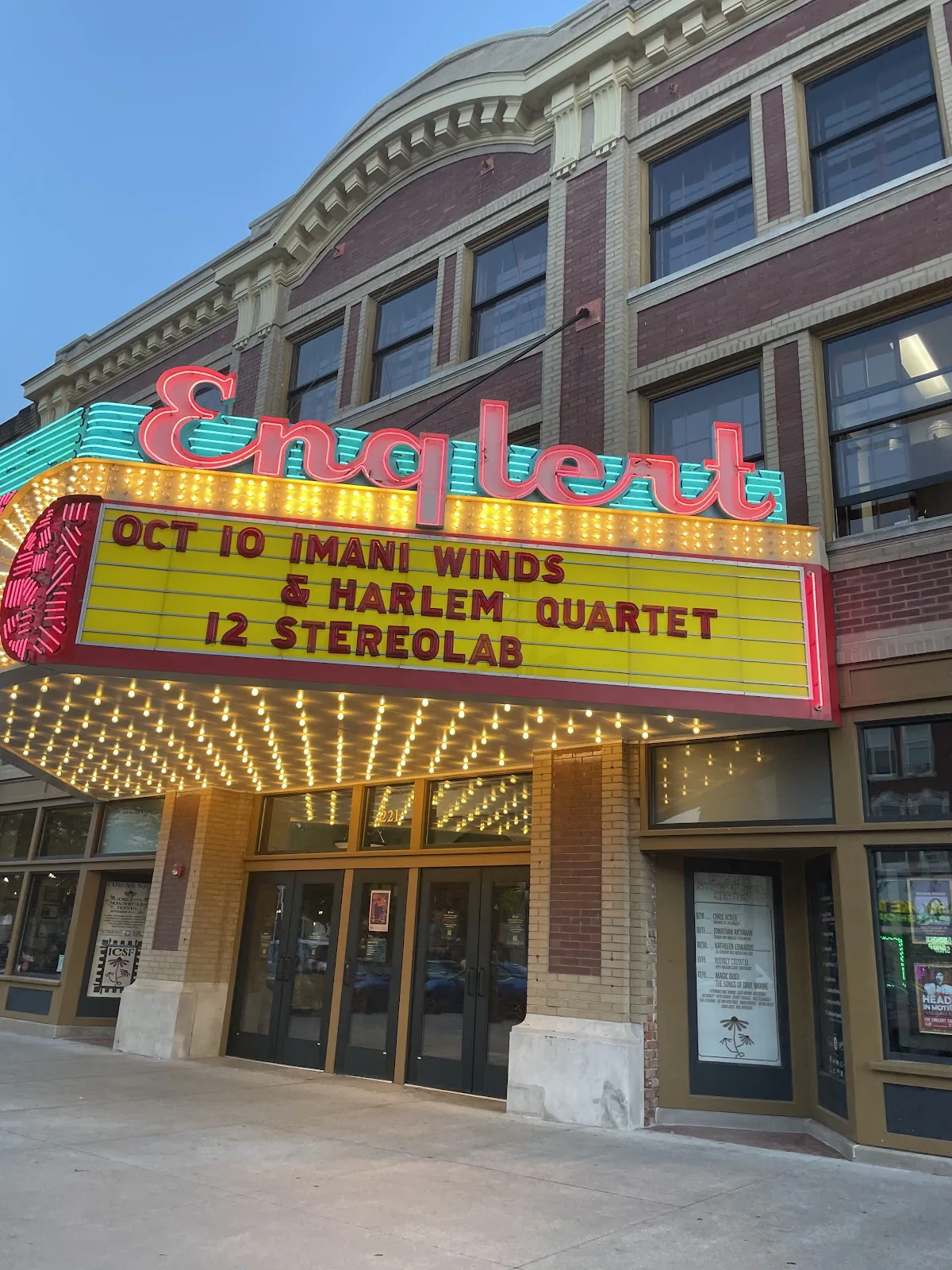 The Englert Theatre in Iowa City, IA