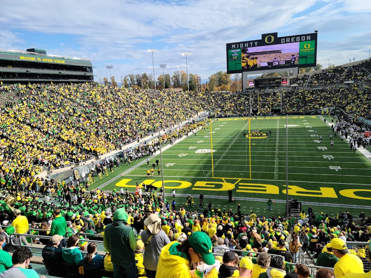 Autzen Stadium in Eugene, OR
