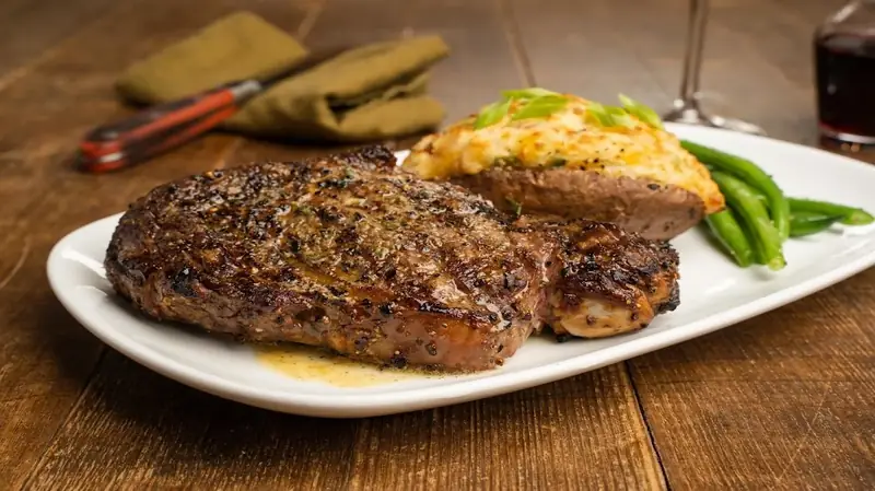 Mitch Romancia at Mr. Mike's Steakhouse