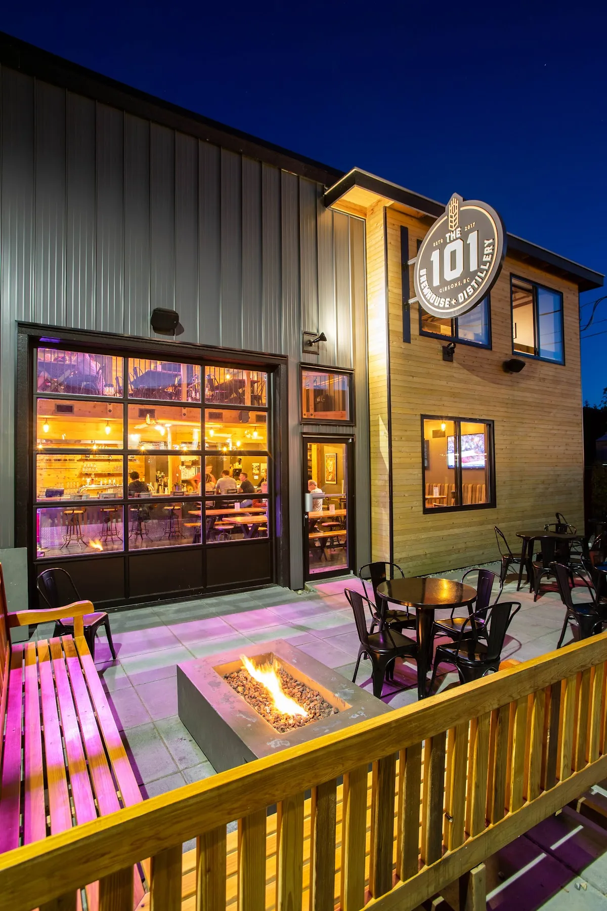 The 101 Brewhouse + Distillery in Gibsons, BC