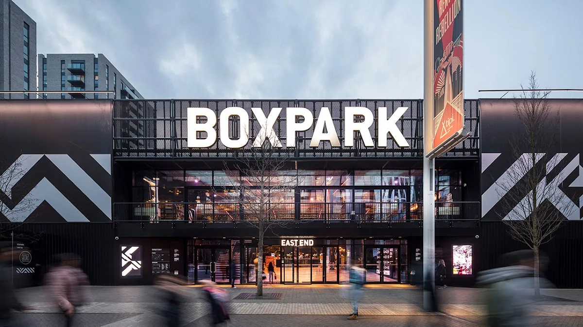BOXPARK Wembley in Wembley, LON